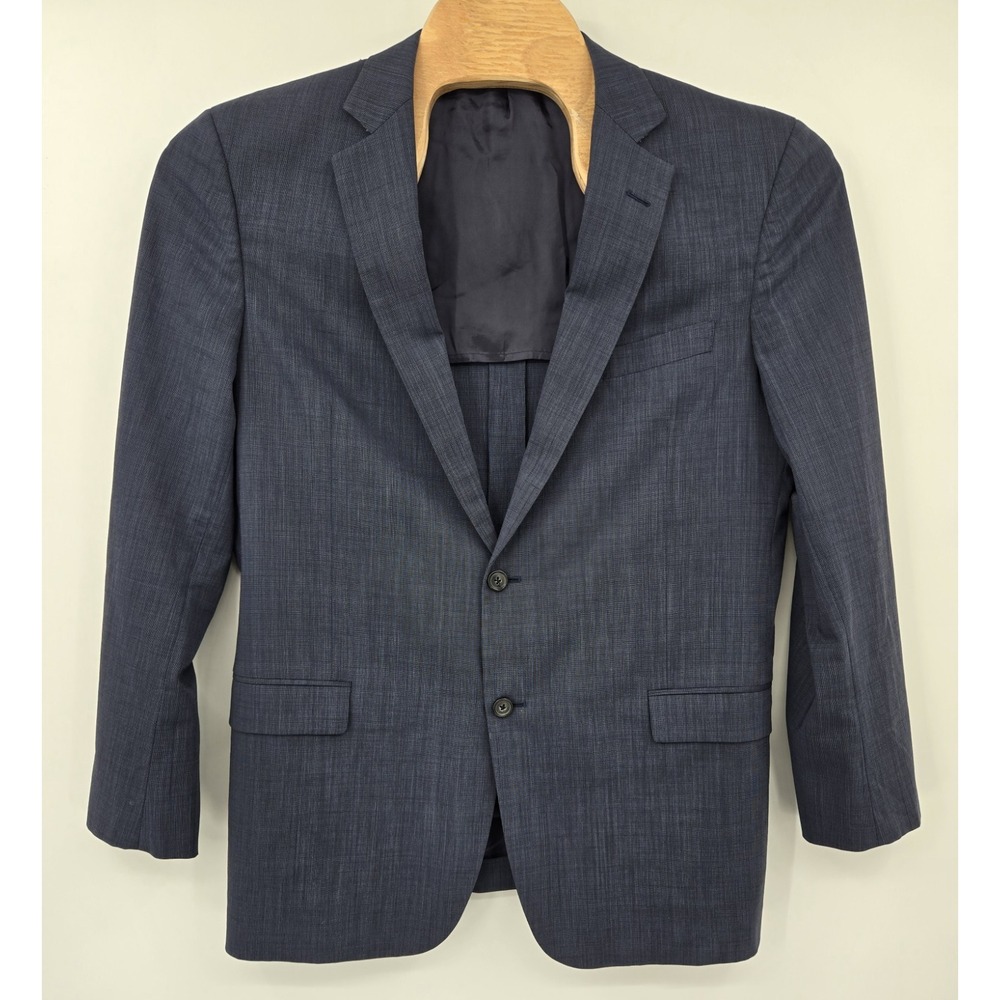 Brooks Brothers BrooksCool Fitzgerald Navy Blazer Jacket 44L Wool Full Canvas 2B
